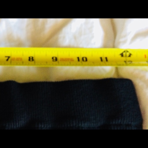 SOLD Long black ribbed Zara skirt with studs M - Picture 5 of 7